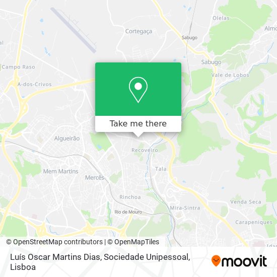 Luís Oscar Martins Dias, Sociedade Unipessoal mapa