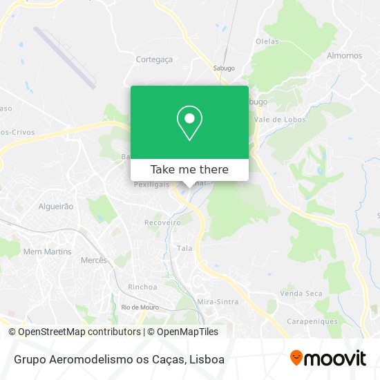Grupo Aeromodelismo os Caças mapa