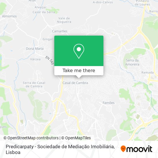 Predicarpaty - Sociedade de Mediação Imobiliária map