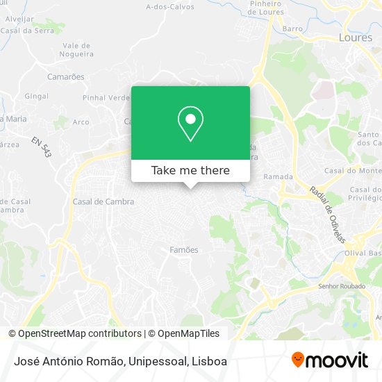José António Romão, Unipessoal map