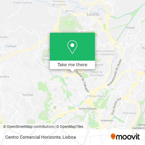 Centro Comercial Horizonte map