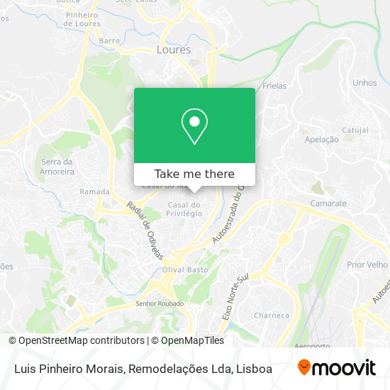 Luis Pinheiro Morais, Remodelações Lda map