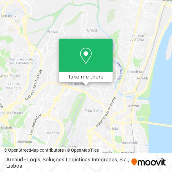 Arnaud - Logis, Soluções Logísticas Integradas, S.a. map