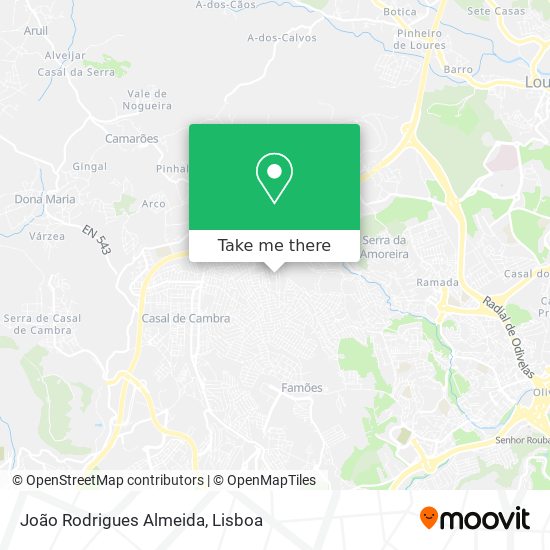 João Rodrigues Almeida mapa