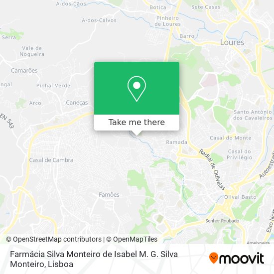 Farmácia Silva Monteiro de Isabel M. G. Silva Monteiro map