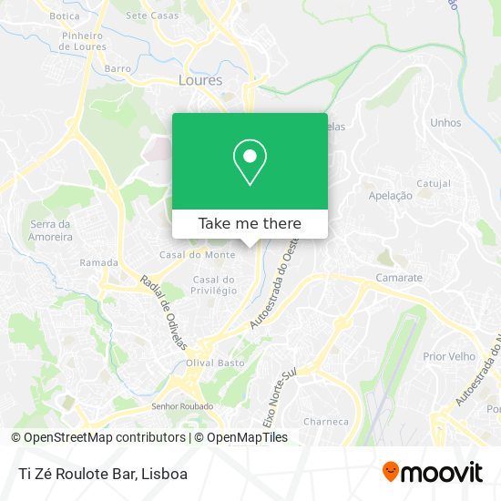 Ti Zé Roulote Bar map