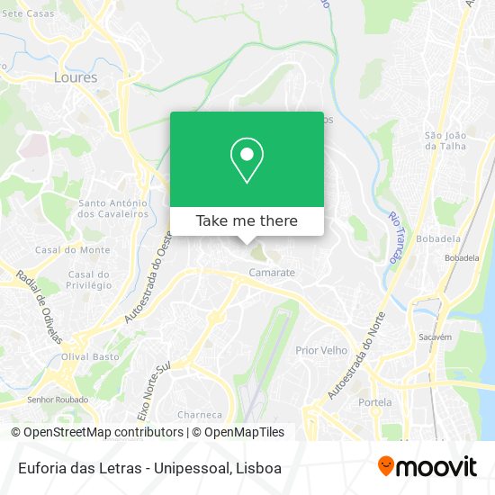 Euforia das Letras - Unipessoal map