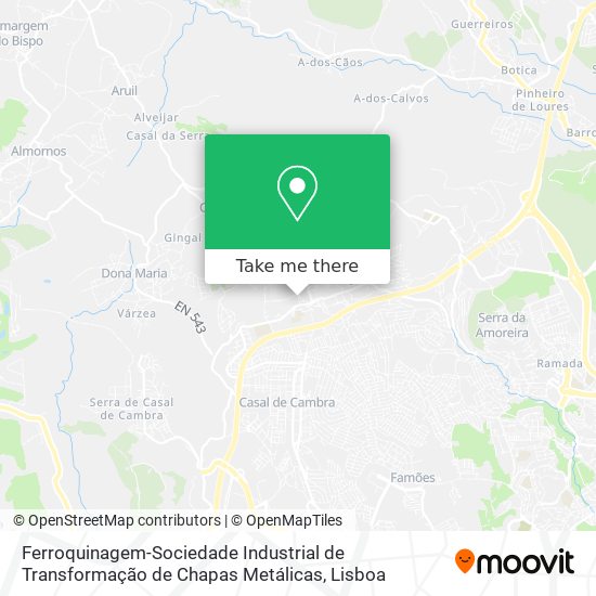 Ferroquinagem-Sociedade Industrial de Transformação de Chapas Metálicas mapa