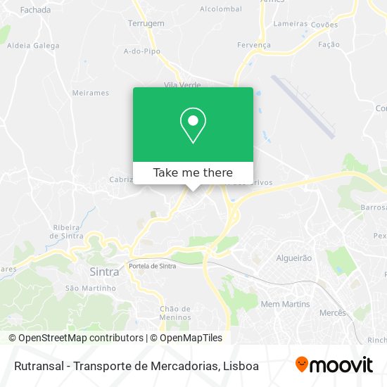Rutransal - Transporte de Mercadorias mapa
