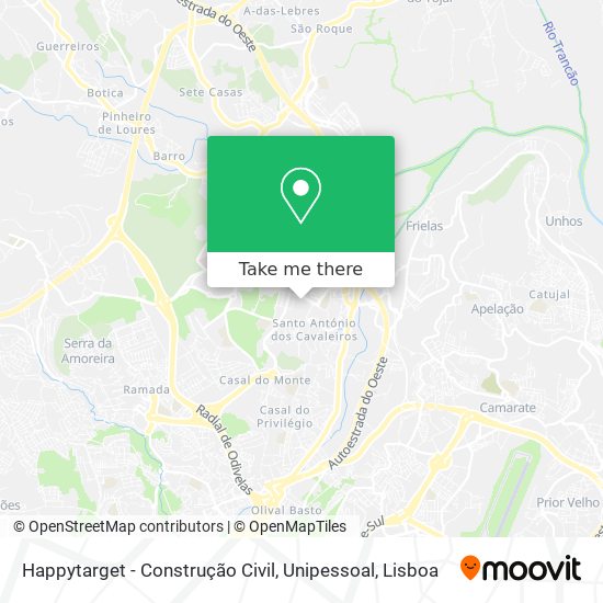 Happytarget - Construção Civil, Unipessoal map