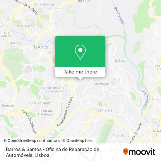 Barros & Santos - Oficina de Reparação de Automóveis map