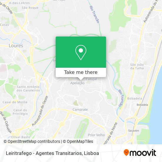 Leiritrafego - Agentes Transitarios mapa