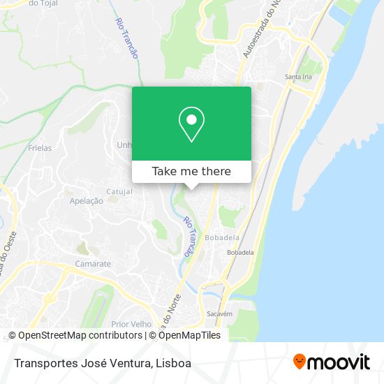 Transportes José Ventura map