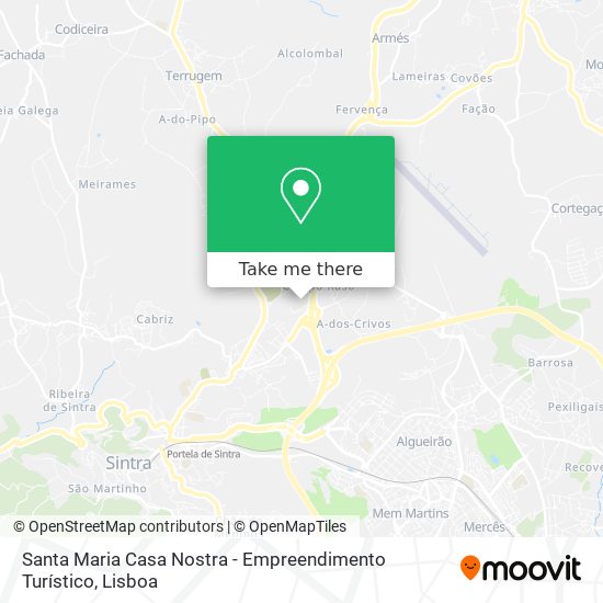 Santa Maria Casa Nostra - Empreendimento Turístico mapa