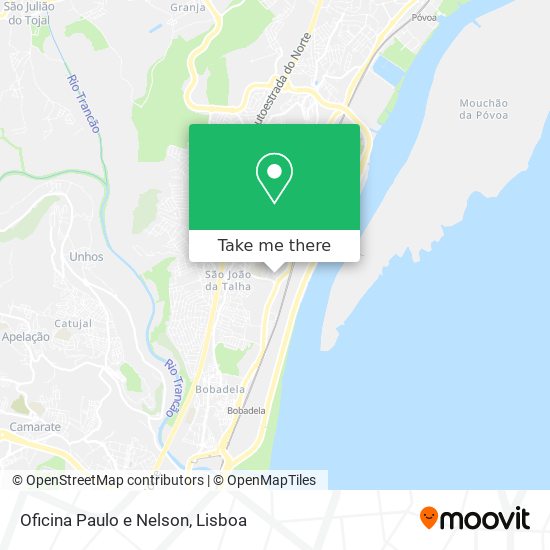 Oficina Paulo e Nelson mapa