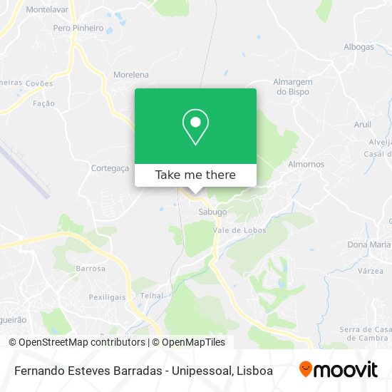 Fernando Esteves Barradas - Unipessoal map
