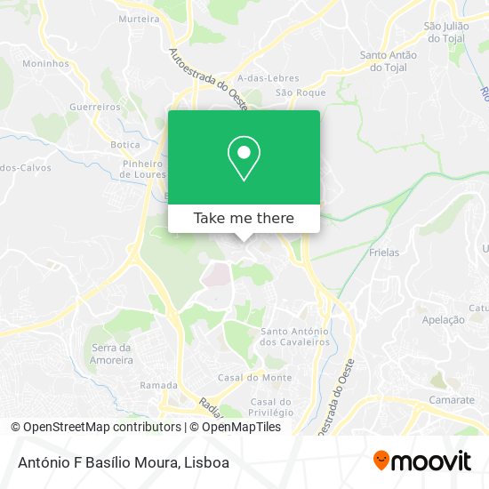 António F Basílio Moura mapa
