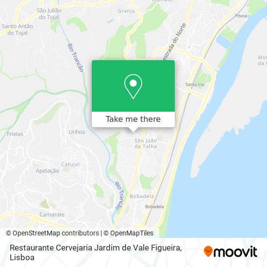 Restaurante Cervejaria Jardim de Vale Figueira map
