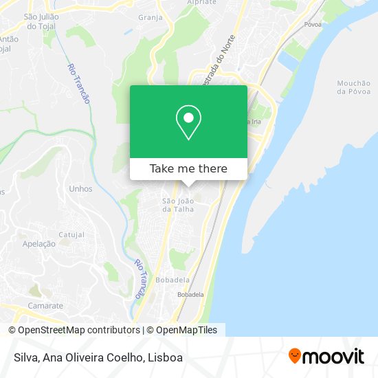 Silva, Ana Oliveira Coelho map