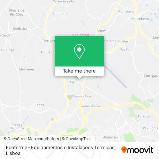 Ecoterme - Equipamentos e Instalações Térmicas map
