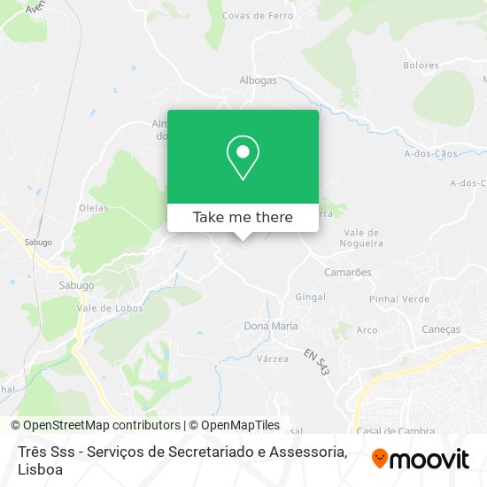 Três Sss - Serviços de Secretariado e Assessoria mapa