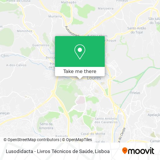 Lusodidacta - Livros Técnicos de Saúde mapa