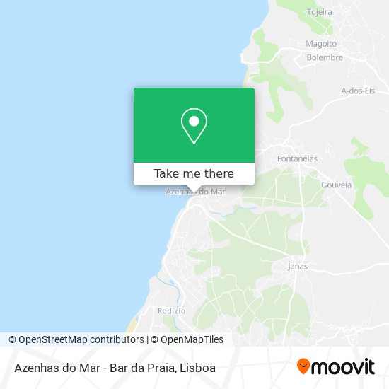 Azenhas do Mar - Bar da Praia map