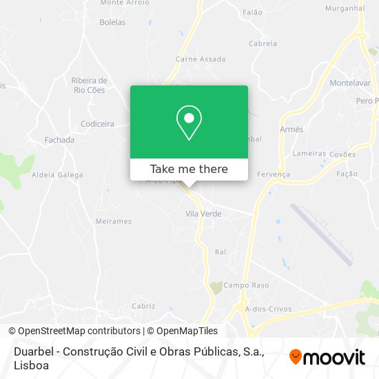 Duarbel - Construção Civil e Obras Públicas, S.a. map