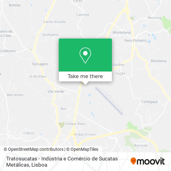 Tratosucatas - Indústria e Comércio de Sucatas Metálicas map