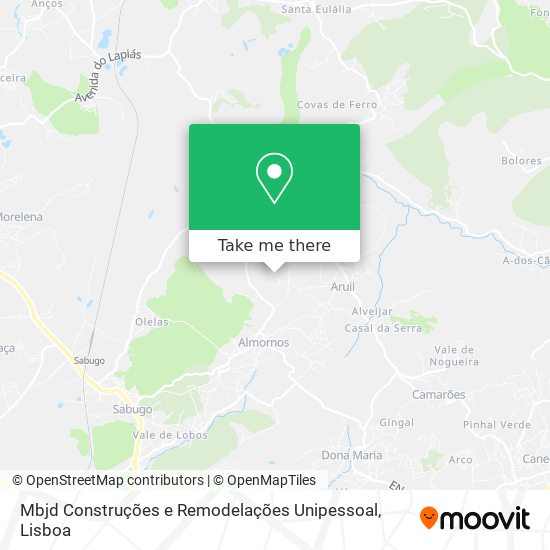 Mbjd Construções e Remodelações Unipessoal map
