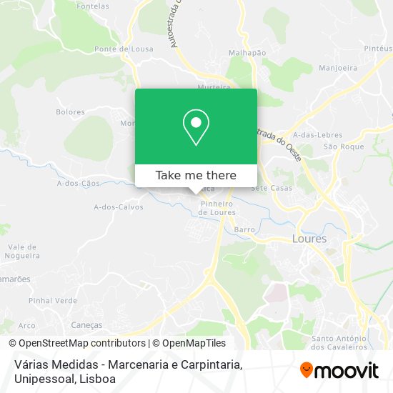 Várias Medidas - Marcenaria e Carpintaria, Unipessoal map