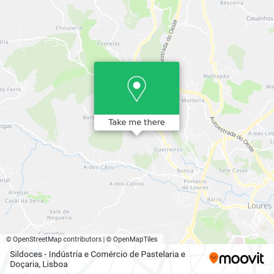 Sildoces - Indústria e Comércio de Pastelaria e Doçaria map
