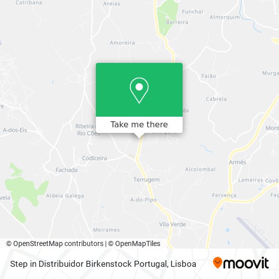 Step in Distribuidor Birkenstock Portugal map