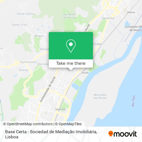 Base Certa - Sociedad de Mediação Imobiliária mapa