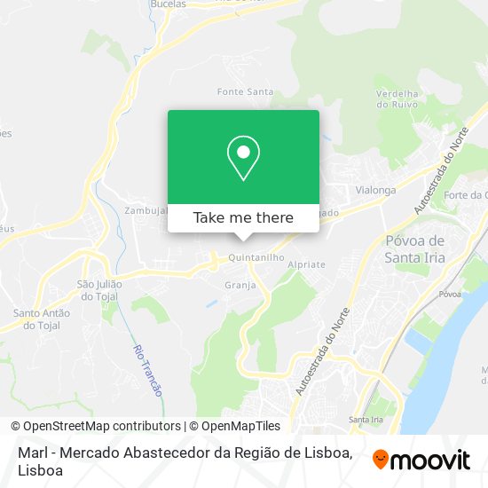Marl - Mercado Abastecedor da Região de Lisboa map