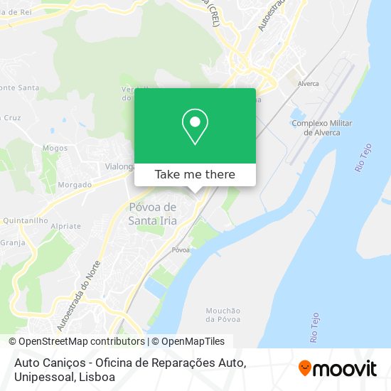 Auto Caniços - Oficina de Reparações Auto, Unipessoal map