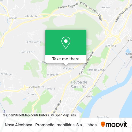 Nova Alcobaça - Promoção Imobiliária, S.a. map