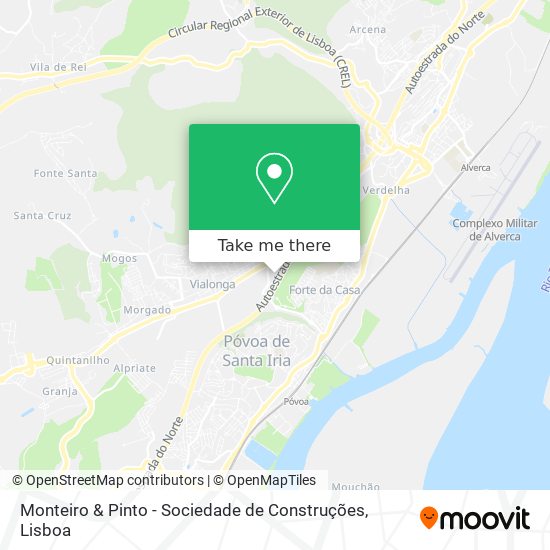 Monteiro & Pinto - Sociedade de Construções mapa