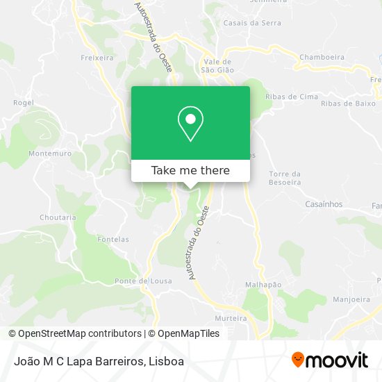 João M C Lapa Barreiros map