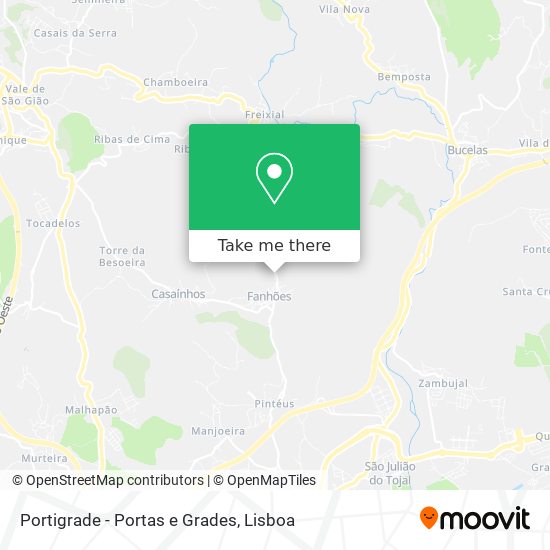 Portigrade - Portas e Grades map