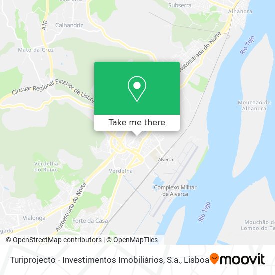 Turiprojecto - Investimentos Imobiliários, S.a. map