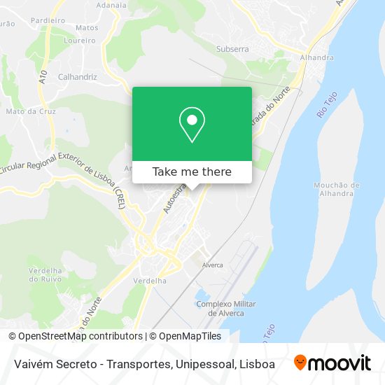 Vaivém Secreto - Transportes, Unipessoal map