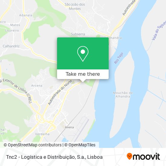 Tnc2 - Logística e Distribuição, S.a. mapa