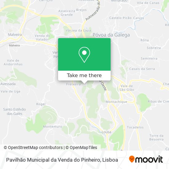 Pavilhão Municipal da Venda do Pinheiro map