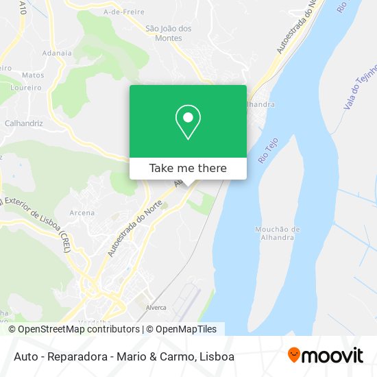 Auto - Reparadora - Mario & Carmo mapa