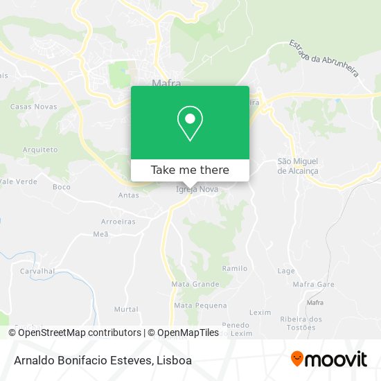 Arnaldo Bonifacio Esteves map