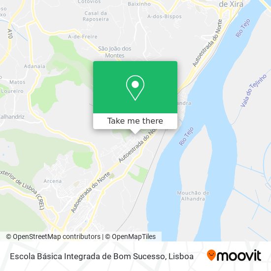Escola Básica Integrada de Bom Sucesso map