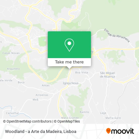 Woodland - a Arte da Madeira map