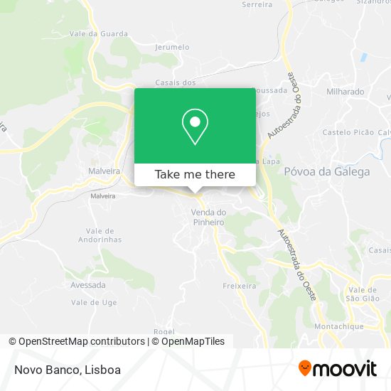 Novo Banco map