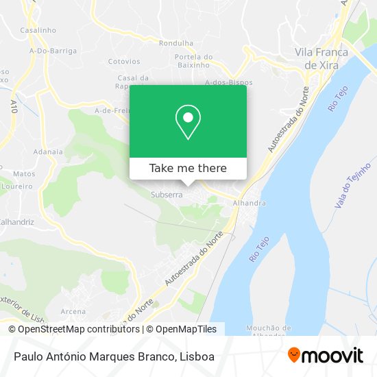 Paulo António Marques Branco map